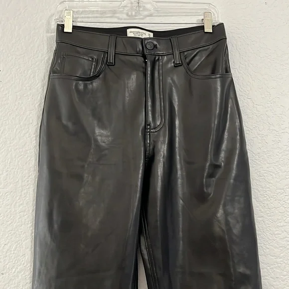 Abercrombie & Fitch Faux Leather Pants - Picture 6 of 15